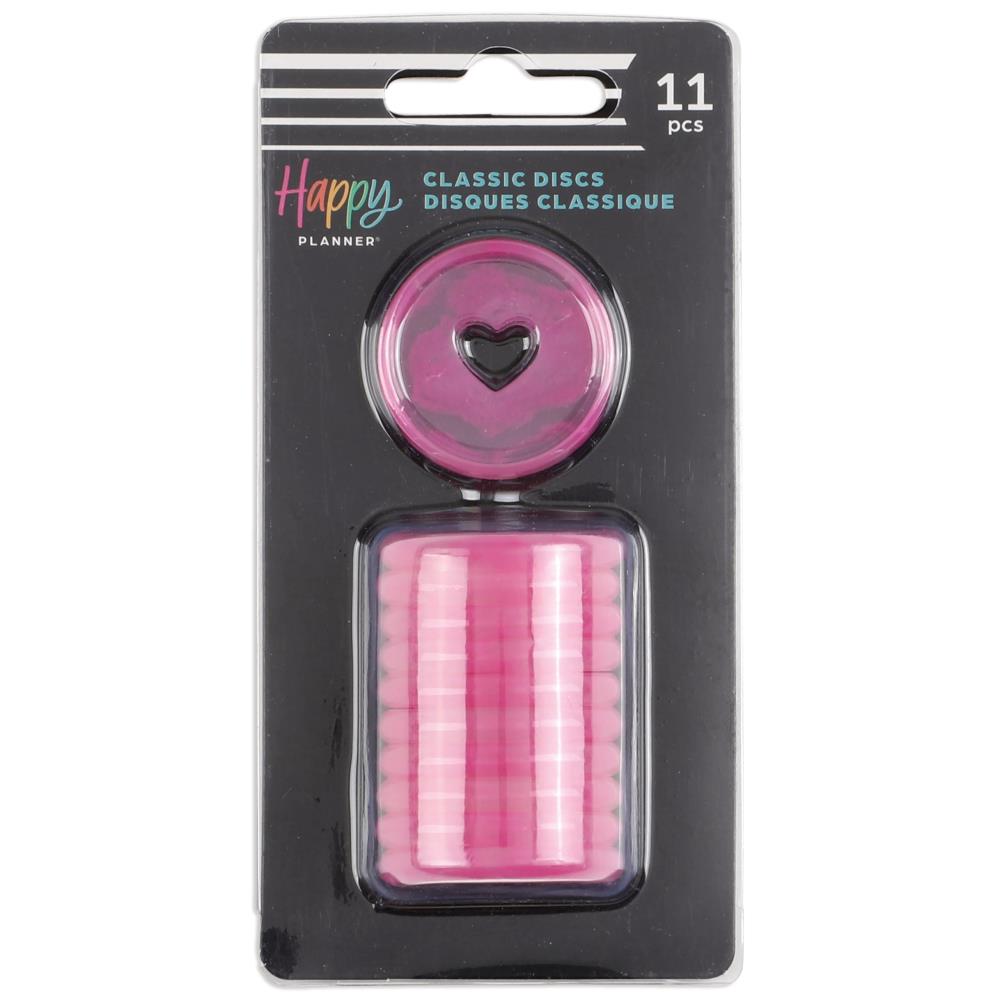 HAPPY PLANNER EXPANDER DISCS BERRY PINK