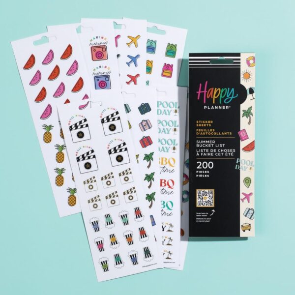 HAPPY PLANNER STICKERS SUMMER BUCKET LIST