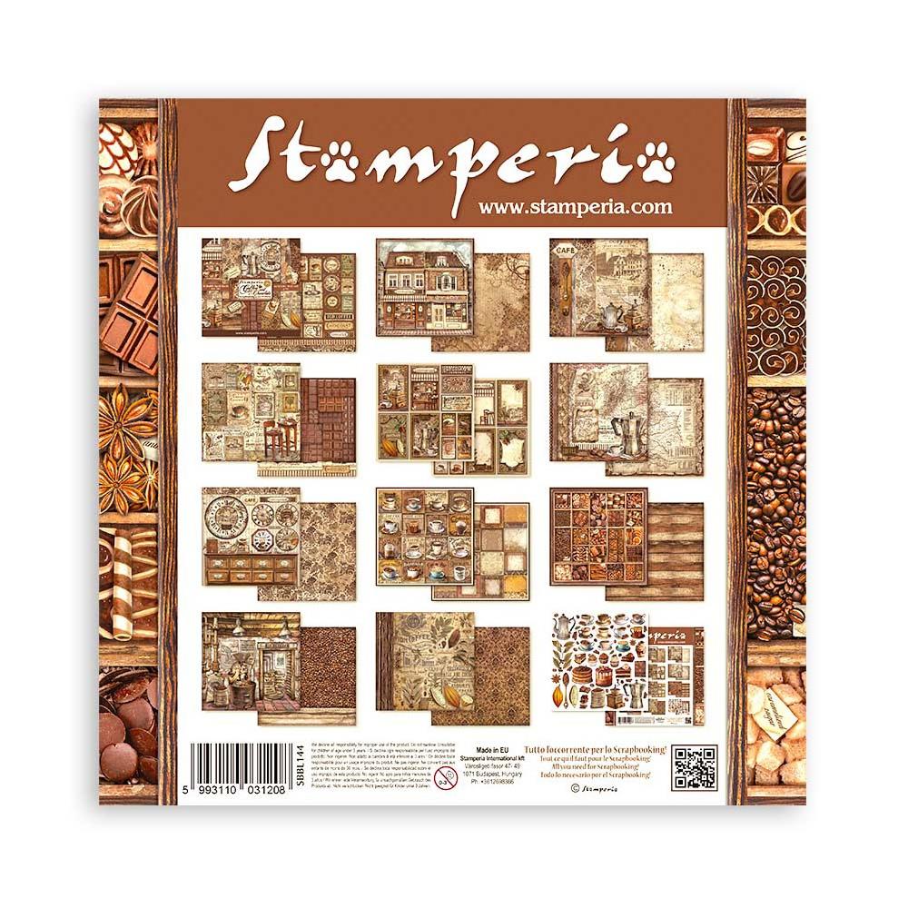 STAMPERIA COFFEE & CHOCOLATE 12X12 COLLECTION