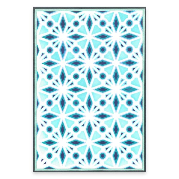 SIZZIX STENCIL LAYERED GEO CRYSTALS