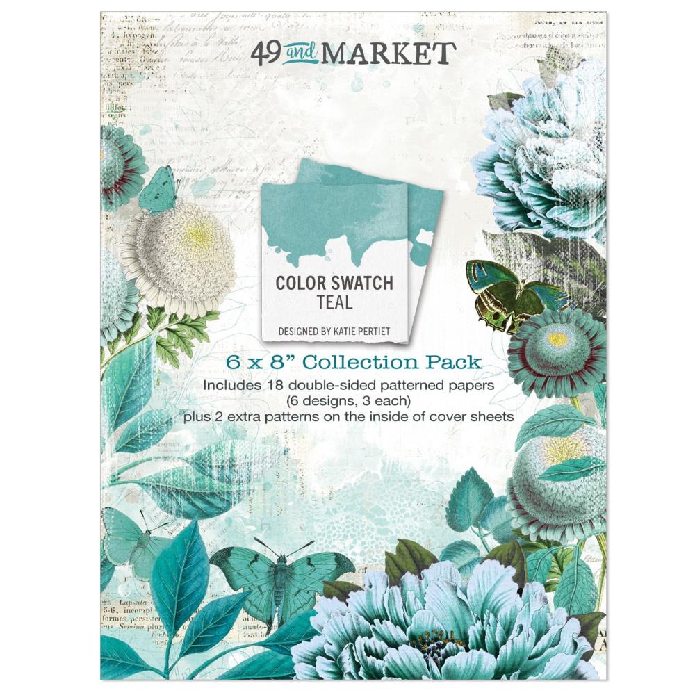 49 & Market Color Swatch Teal 6X8 Collec