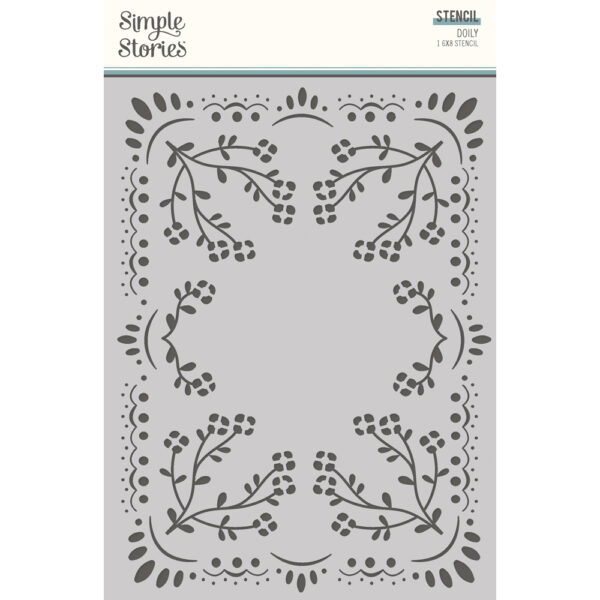 Simple Stories REMEMBER6X8 Stencil Doily