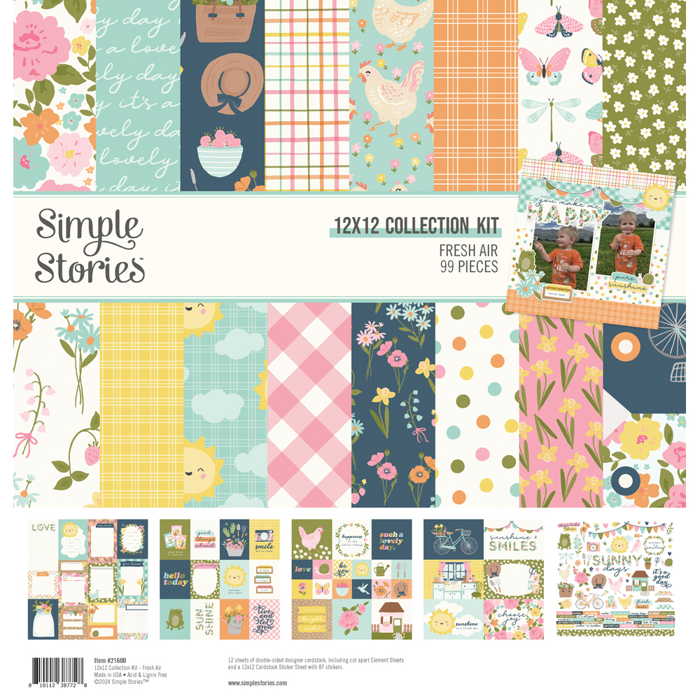 Simple Stories Fresh Air Collection Kit