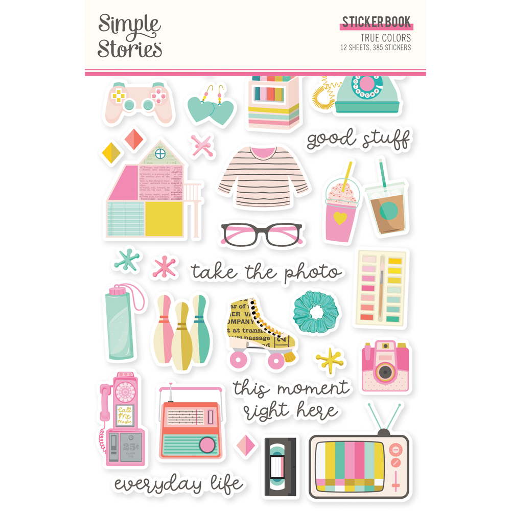 Simple Stories True Colors Sticker Book
