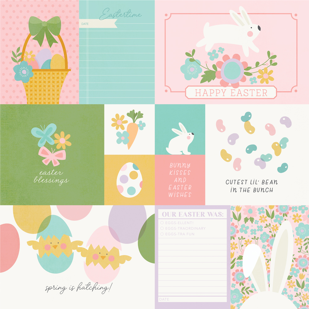 Simple Stories Hoppy Easter 12X12 Elements