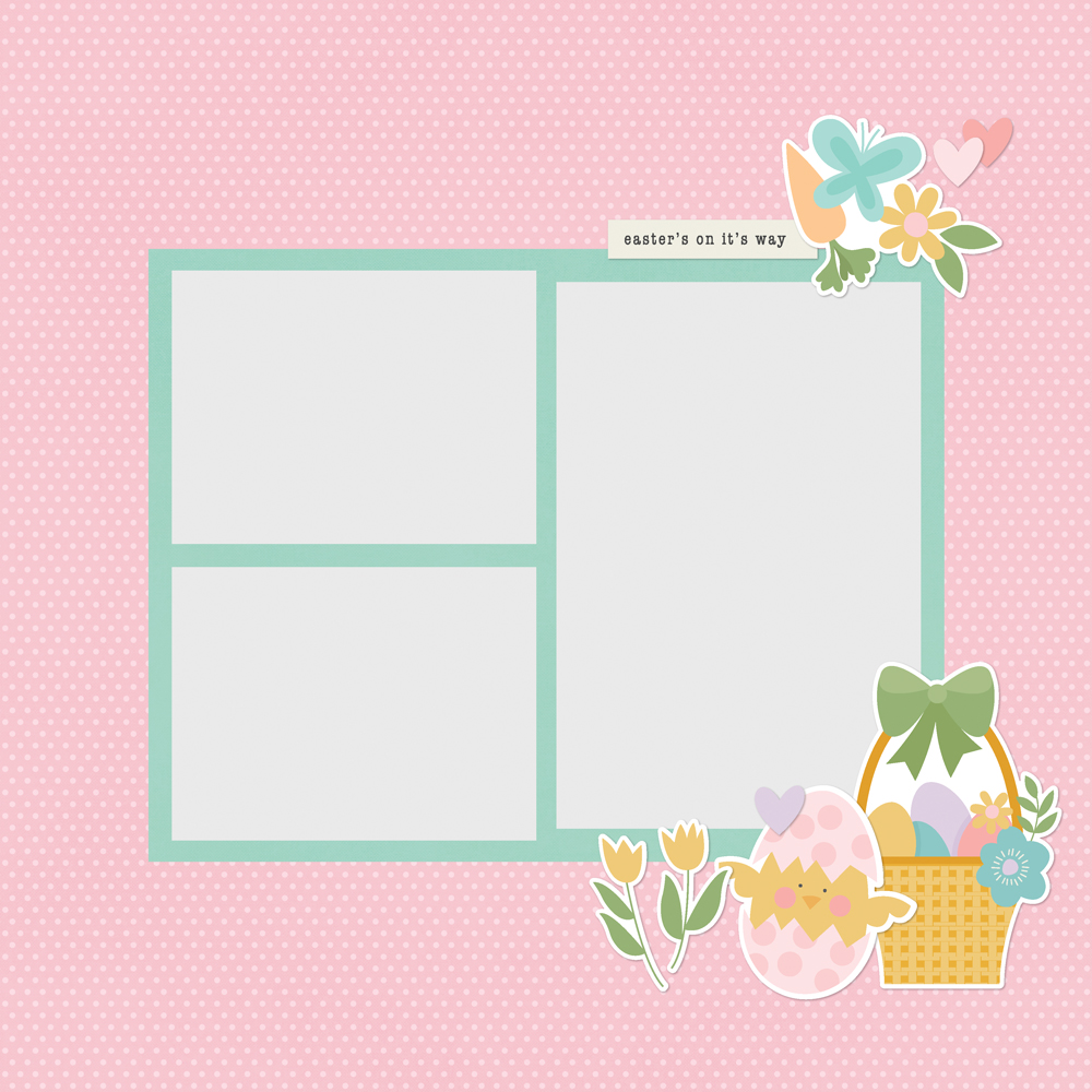 Simple Stories Hoppy Easter Simple Pages Page Pieces