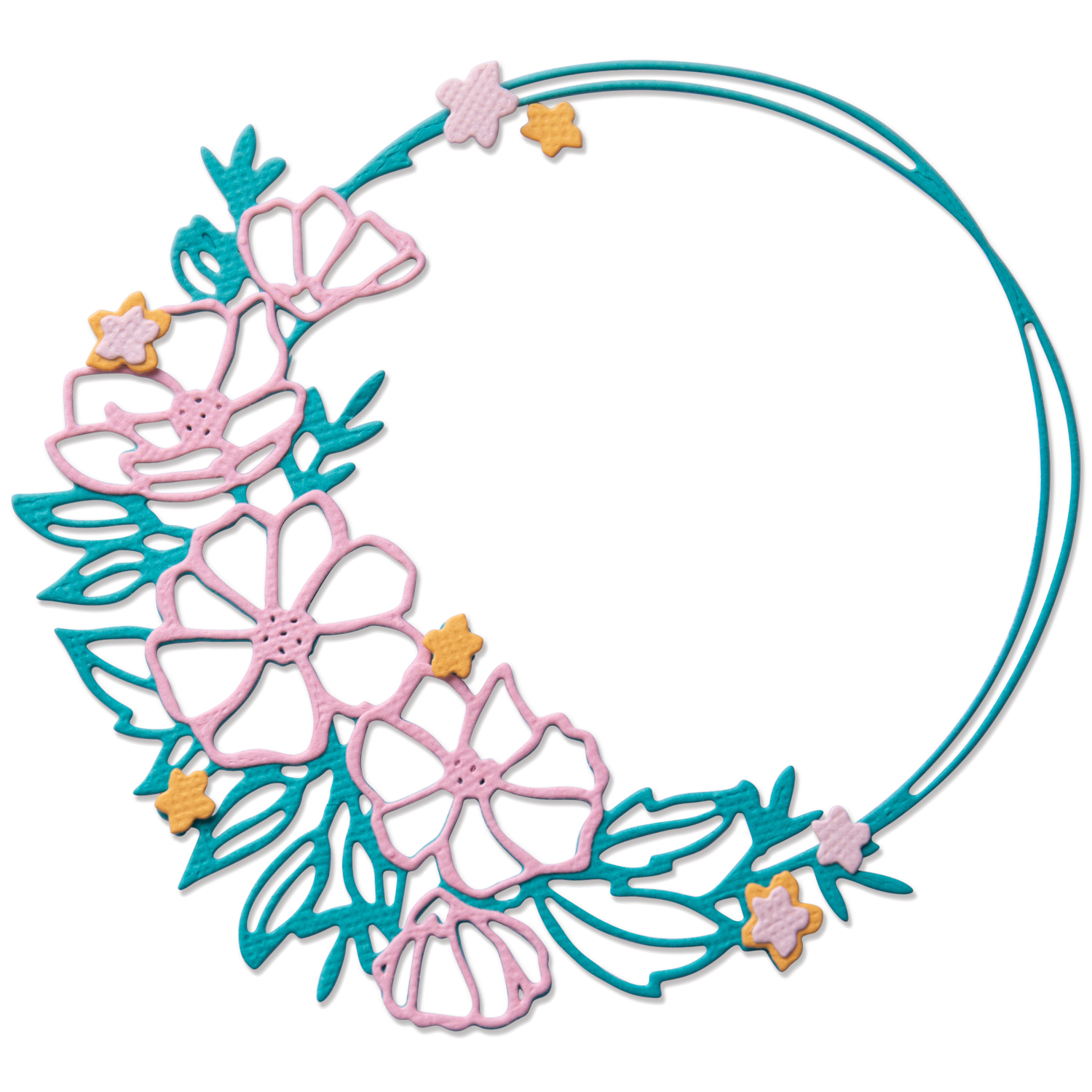 Sizzix Thinlits Die Floral Round