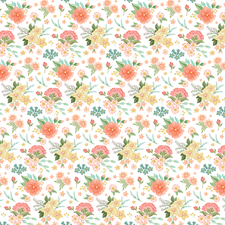 Carta Bella Here Comes Spring 12X12 Sunny Floral