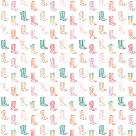 Carta Bella Here Comes Spring 12X12 Garden Boots