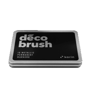 Deco Brush Metallic 10 PCS. Set (Metal-b