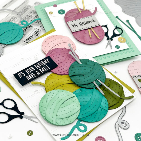Concord & 9th Stamp Knitting Together
