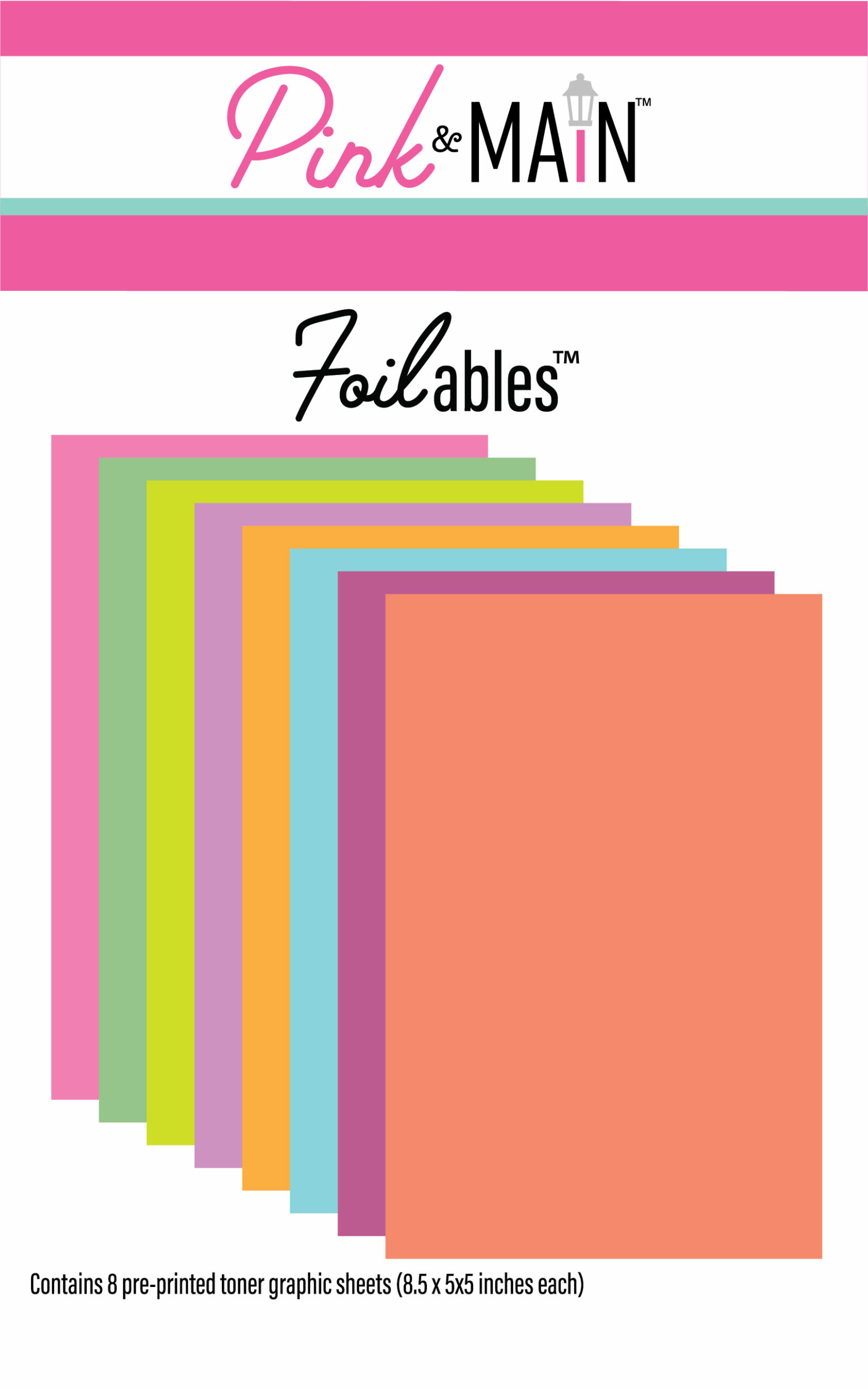 PINK & MAIN FOILABLES GARDEN COLOR SHEET
