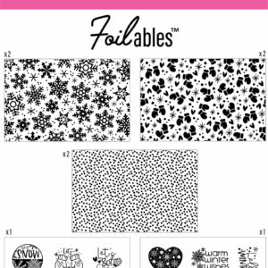 PINK & MAIN FOILABLES LET IT SNOW KIT