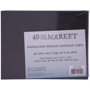 49 & MARKET FOUNDATIONS MIXED-UP LANDSCAPE BLACK
