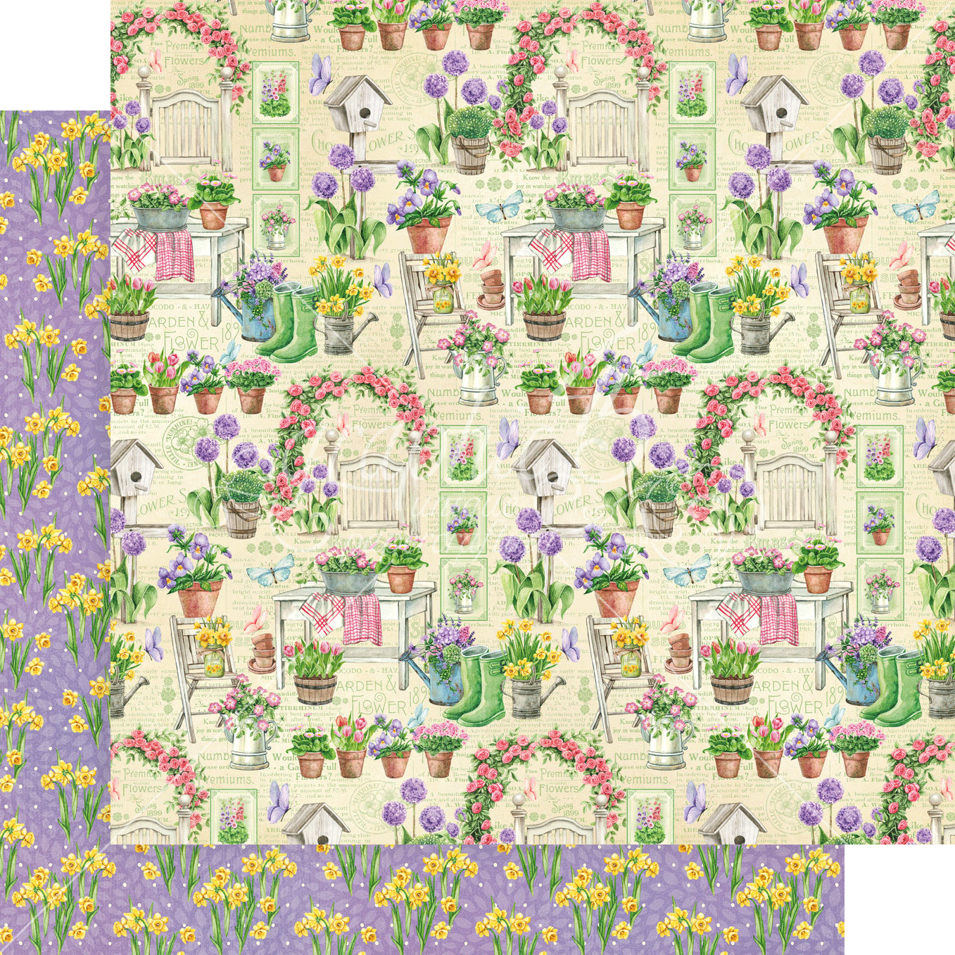 Graphic 45 Grow With Love 12X12 Tip Toe Through the Tulips