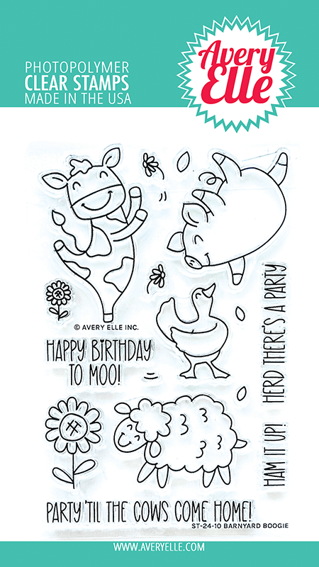 Avery Elle Stamp Barnyard Boogie Avery Elle Stamp Barnyard Boogie