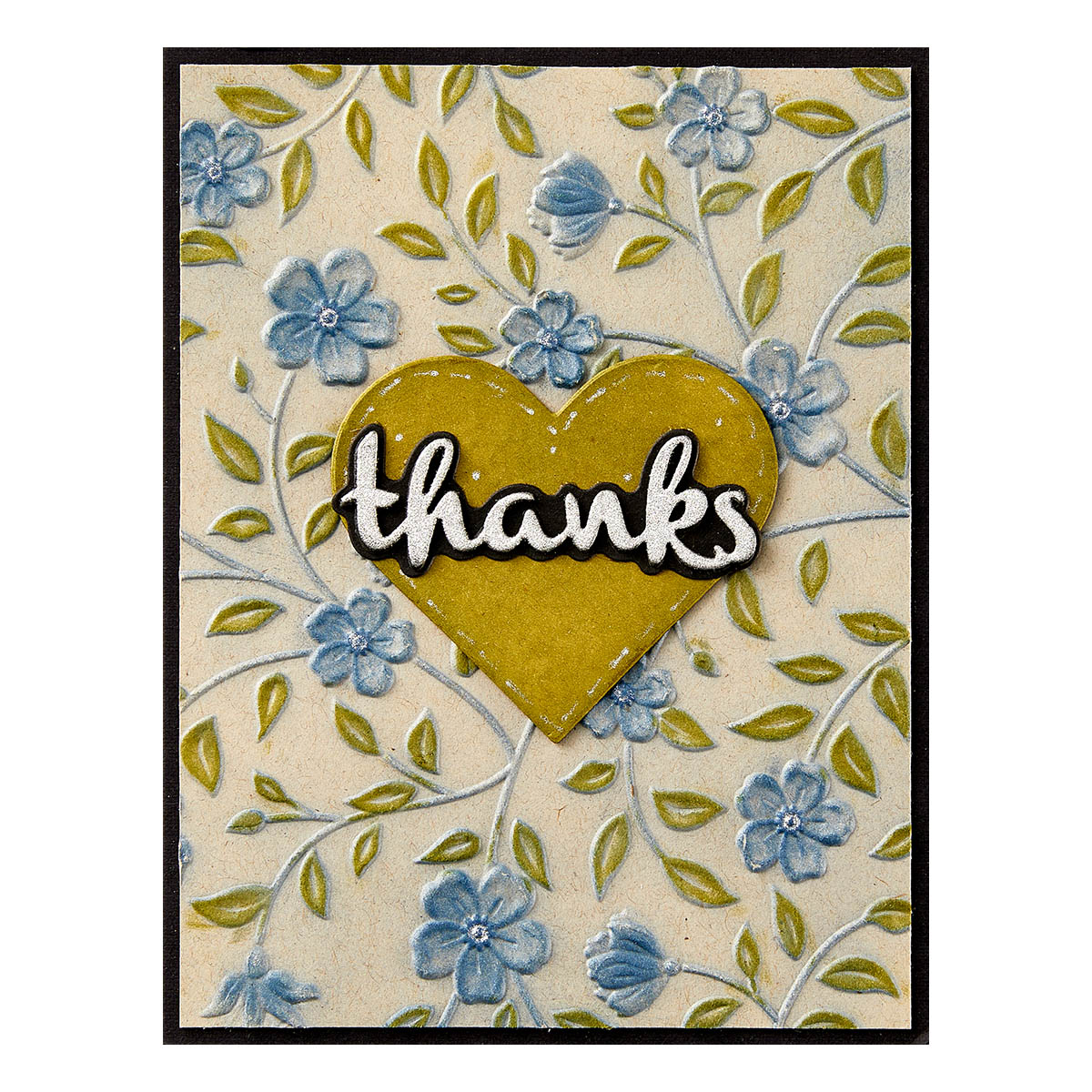 Spellbinders Flowers & Foliage 3D Embossing Folder From the From the Garden Collection By Wendy Vecchi