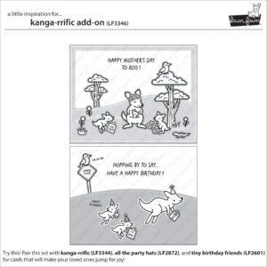 Lawn Fawn Stamp Kanga-rrific Add-on