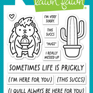 Lawn Fawn Stamp Sometimes Life Is Prickly