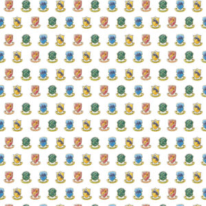 PAPER HOUSE 12X12 HARRY POTTER HOUSE CRESTS