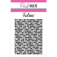 PINK & MAIN FOILABLES BIRTHDAY WORDS