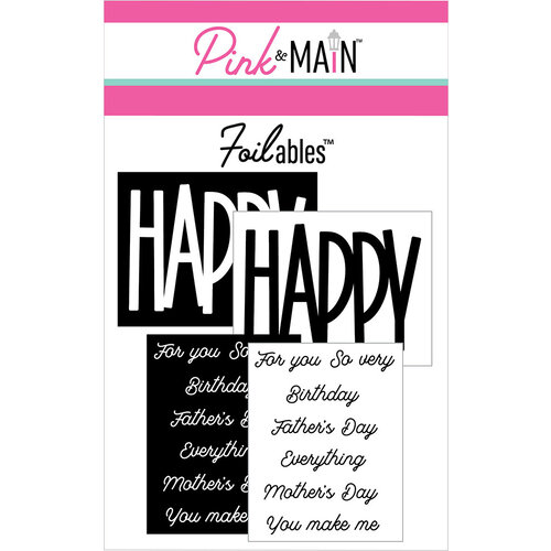 PINK & MAIN FOILABLES BIG HAPPY PINK & MAIN FOILABLES BIG HAPPY