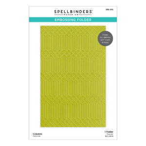 Spellbinders Columns Embossing Folder From the Fresh Picked Collection