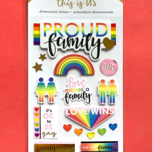 PAPER HOUSE PROUD FAMILY DIMENSIONAL STICKER