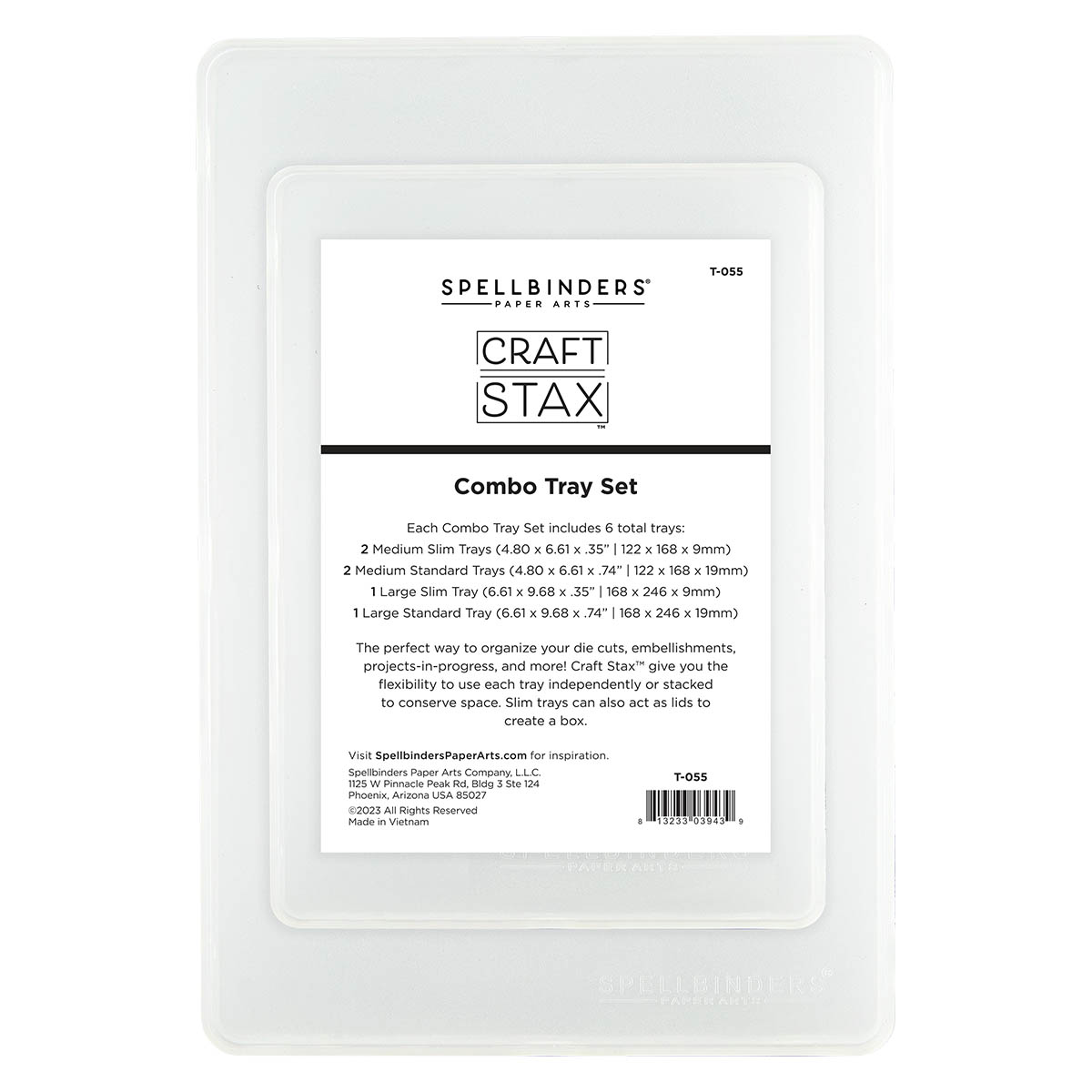 Spellbinders Craft Stax Combo Tray Set