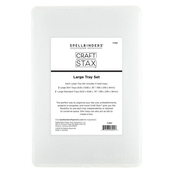 Spellbinders Craft Stax Large Tray Set Spellbinders Craft Stax Large Tray Set