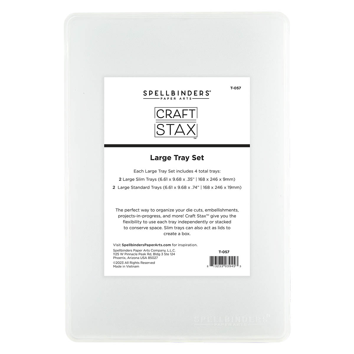 Spellbinders Craft Stax Large Tray Set