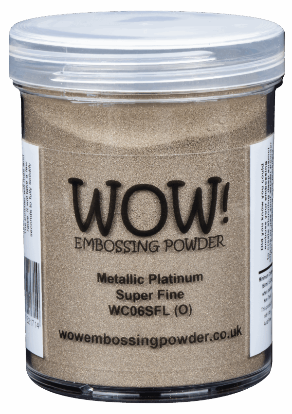 Wow Embossing Powder Platinum Super Fine