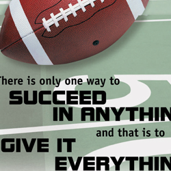 PAPER HOUSE CARDSTOCK STICKER FOOTBALL