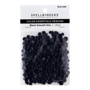 SPELLBINDERS SEQUINS SMOOTH DISC BLACK