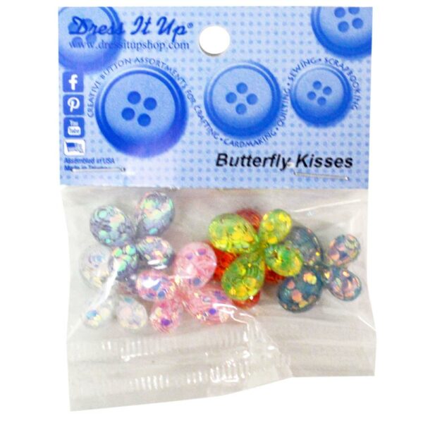 DRESS IT UP EMBELLISHMENTS BUTTERFLY KISSES DRESS IT UP EMBELLISHMENTS BUTTERFLY KISSES