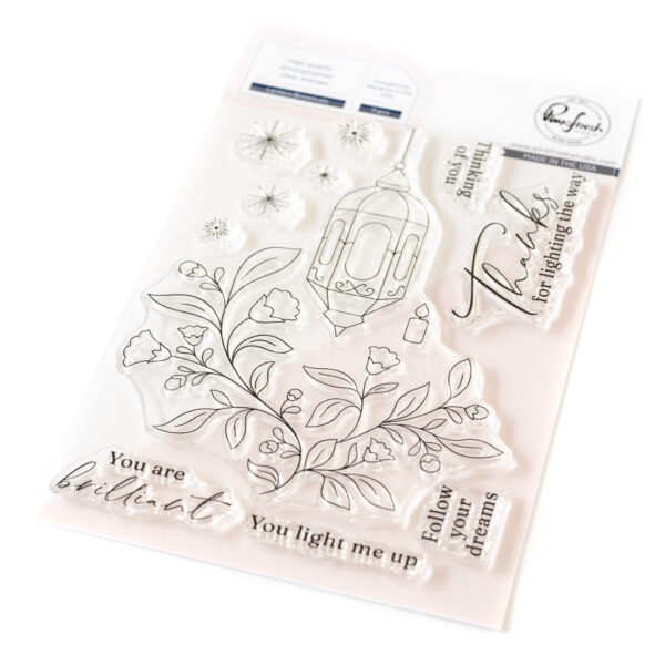 Pinkfresh Stamp Lantern Botanicals