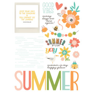 Simple Stories Summer Snapshots Rub Ons