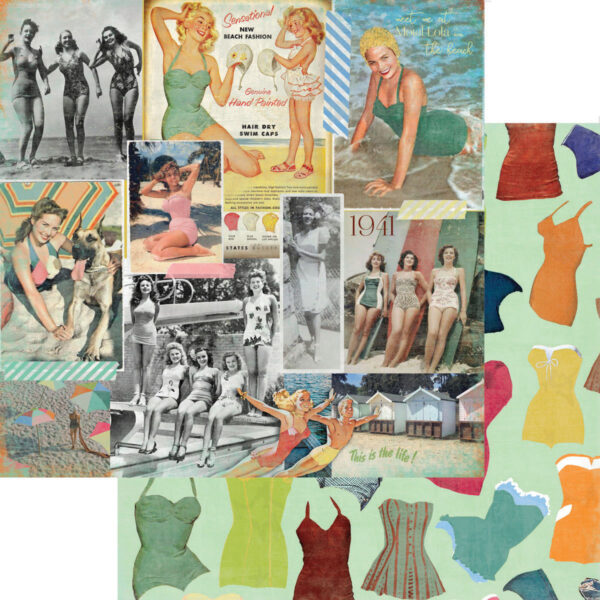 Fancy Pants Beachside Boardwalk 12X12 Seaside Summer Fancy Pants Beachside Boardwalk 12X12 Seaside Summer