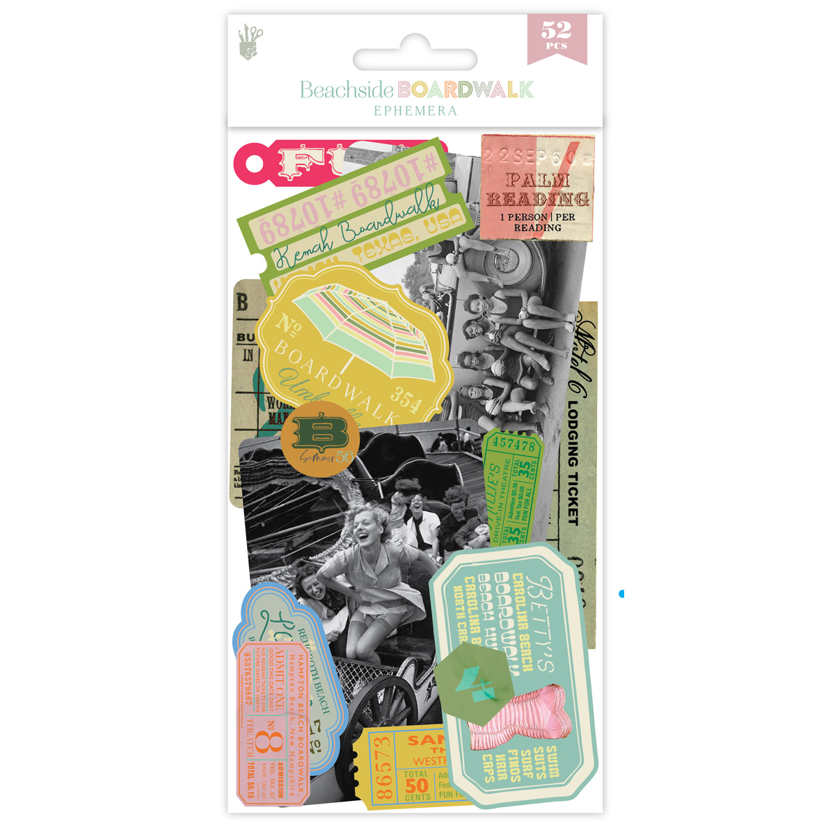 Fancy Pants Beachside Boardwalk Tag Ephemera