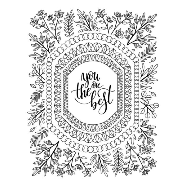 Spellbinders Mirrored Arch Nested Sprigs Press Plate From the Mirrored Arch Collection