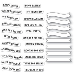 Poppy Stamps Stamp/Die Spring Banners