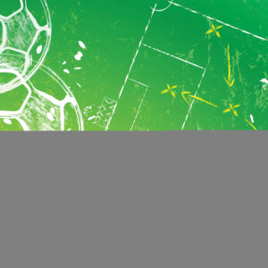 REMINISCE LET'S PLAY SOCCER 12X12 CHALKBOARD