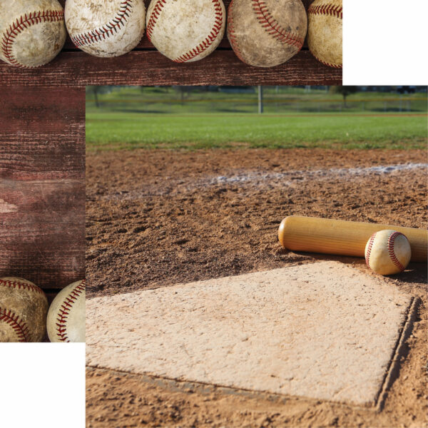 REMINISCE LET'S PLAY BASEBALL 12X12 HOME PLATE