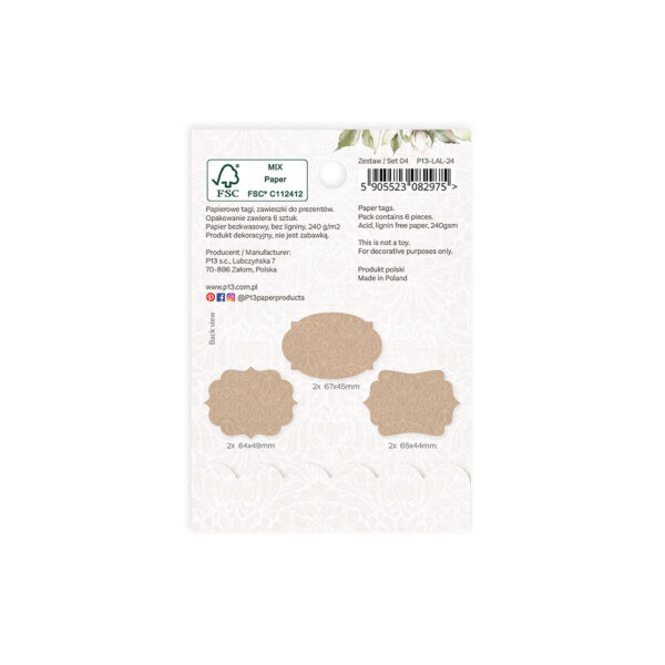 P13 Love & Lace Tag Set 04