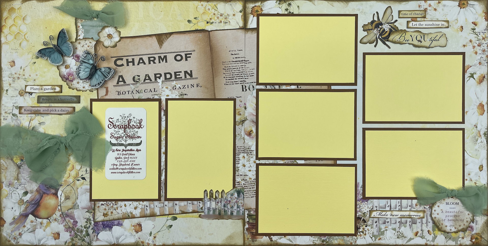 Prima in Full Bloom Quad Layout Kit