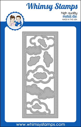 Whimsy Die Slimline Clouds Whimsy Die Slimline Clouds