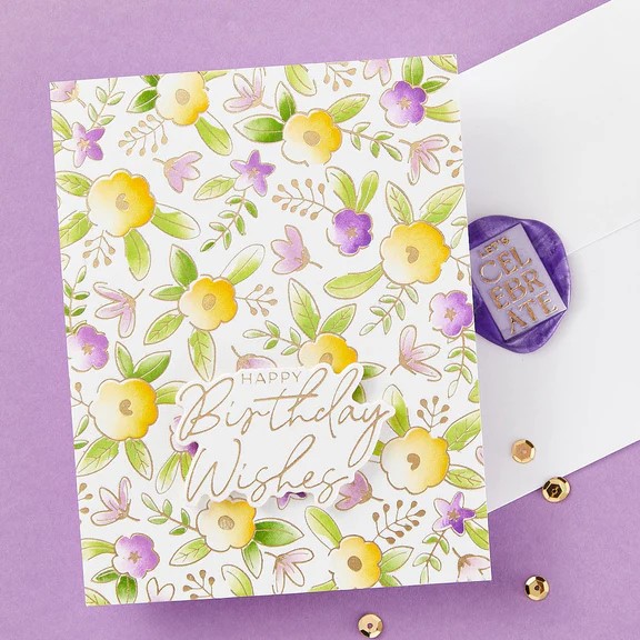SPELLBINDERS BETTERPRESS FLORAL CELEBRATION