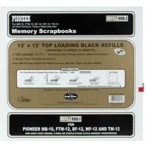 PIONEER 12X12 EZ LOAD BLACK REFILL