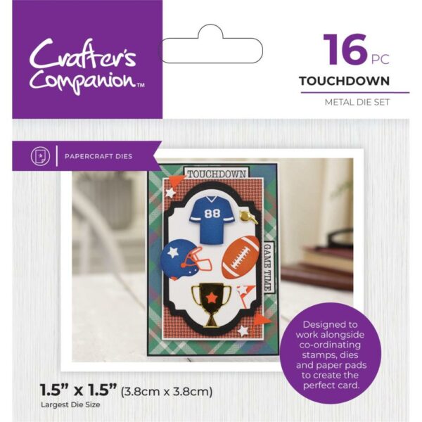 CRAFTER’S COMPANION DIE TOUCHDOWN CRAFTER'S COMPANION DIE TOUCHDOWN