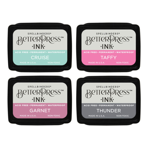 Spellbinders Betterpress Ink Set Jet Set